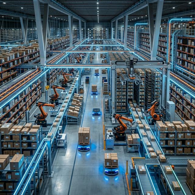 High Tech Warehouse logistics air cargo
